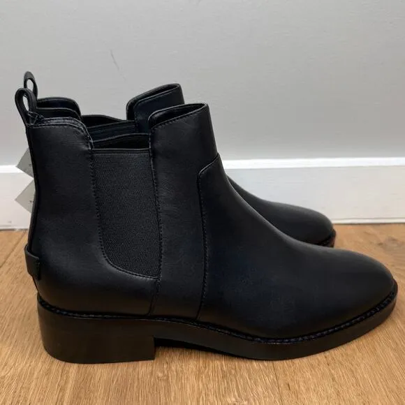 NWT Cole Haan Women's Nora Bootie Black Leather Ankle Chelsea Boot W22260