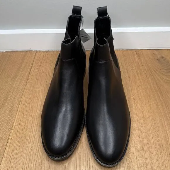 NWT Cole Haan Women's Nora Bootie Black Leather Ankle Chelsea Boot W22260