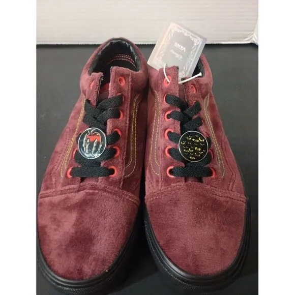 NWT Disney x VANS Old Skool Stackform Shoes Poison‎ Apple Mahogany, Size 7.5
