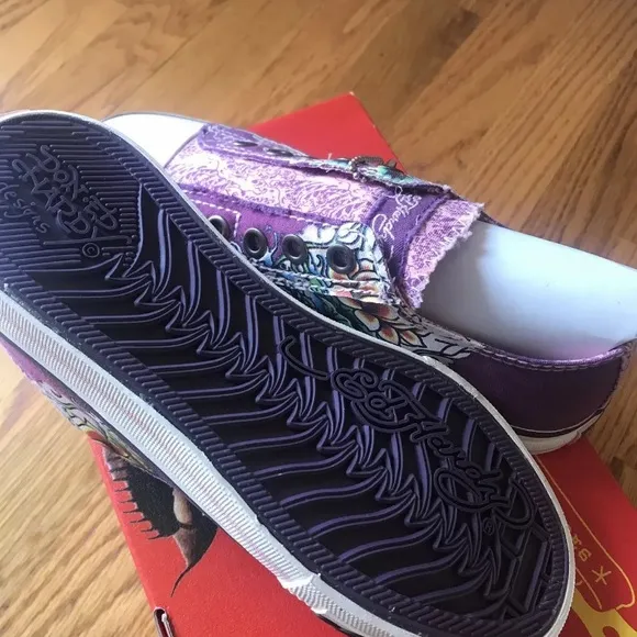 NWT ED HARDY KIDS PURPLE LR SERRANO GIRLS'