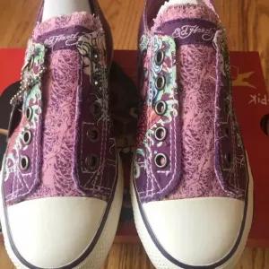 NWT ED HARDY KIDS PURPLE LR SERRANO GIRLS'
