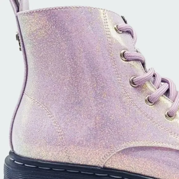 NWT IOB Ground Up Uplift Boots Iridescent Purple Size 1