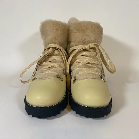 NWT | J. CREW | Mulhouse Leather &amp; Fur Nordic Boots Size 9