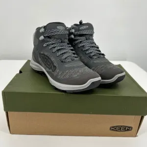 NWT KEEN Terradora Flex Mid WP Shoes Grey Lace-Up Ankle Height Hiking
