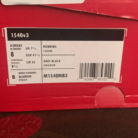 NWT New Balance Men's 1550v3 Gray Running Shoes