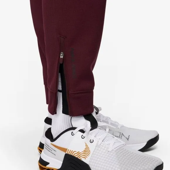 NWT [Nike] Therma Sphere Therma-FIT Burgundy Athletic Fitness Pants Men's Sz S
