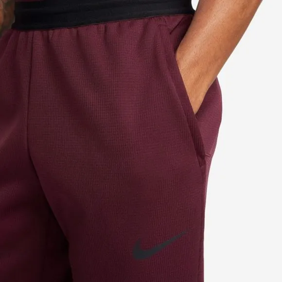 NWT [Nike] Therma Sphere Therma-FIT Burgundy Athletic Fitness Pants Men's Sz S
