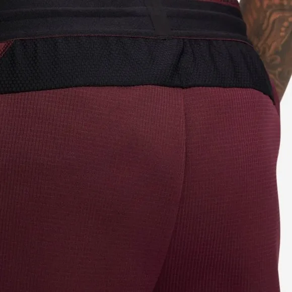 NWT [Nike] Therma Sphere Therma-FIT Burgundy Athletic Fitness Pants Men's Sz S