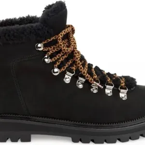 NWT Women's Aquatalia Black Hadlee Suede Boots