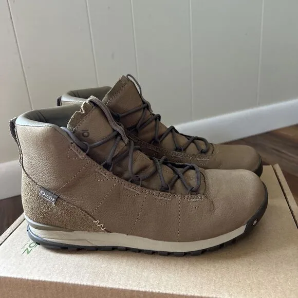 Oboz Hazel Mid Women's Casual Hiking Outdoor Boots, Sandhill, W6.5 NEW