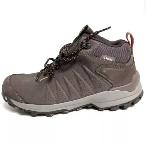 Oboz Womens Sypes Mid Leather B-Dry Hiking Shoes, Size 8 Wide