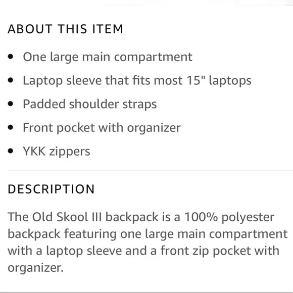 👩🏻OLD SKOOL III VANS BACKPACK LEMON CHROME BLACK LAPTOP SLEEVE BIG KIDS, YOUTH