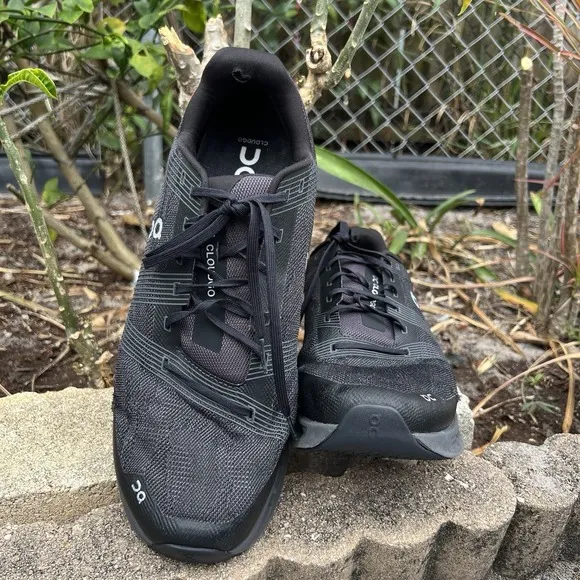 On Cloud Cloudgo Sneakers Men Sz 14 Running Hiking Black Eclipse