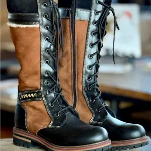 Overland Ilka Wool-Lined LeatherBoots - Stylish | like new condition