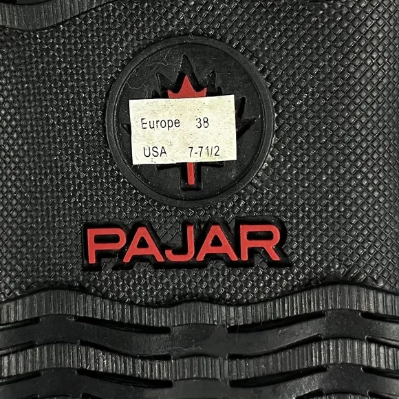 Pajar Women 7-7.5 Canada Grace Leather Lace Faux Fur Liner Snow Boots