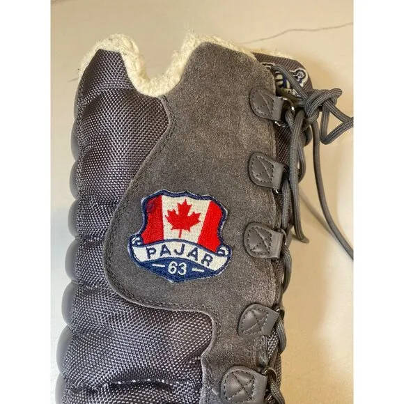 Pajar Women's Greenland Winter Snow Boots Gray Women's 39 8/8.5