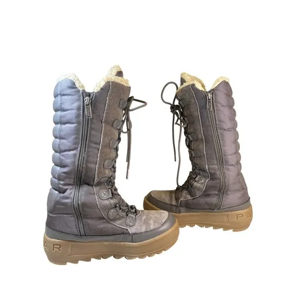 Pajar Women's Greenland Winter Snow Boots Gray Women's 39 8/8.5