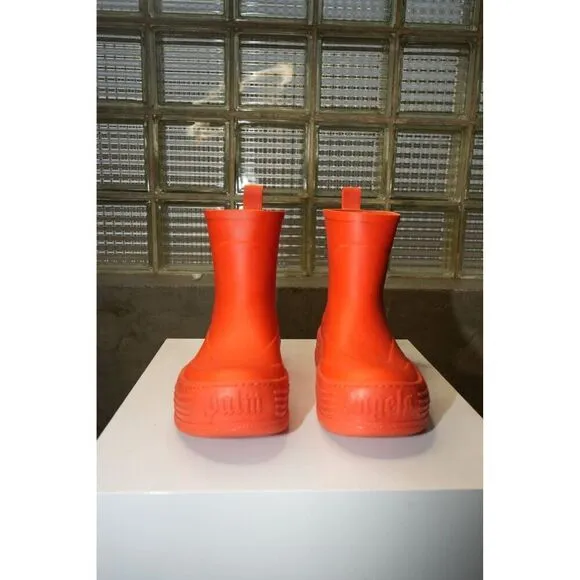 Palm Angels Rubber Snow Boots Orange Size 41 Women's with Box