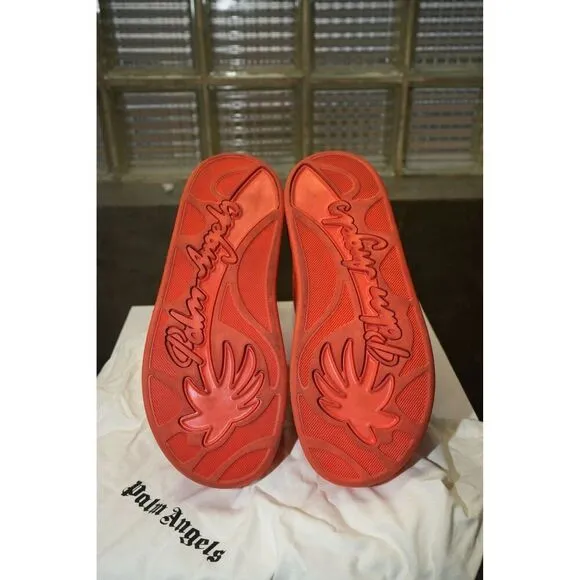 Palm Angels Rubber Snow Boots Orange Size 41 Women's with Box