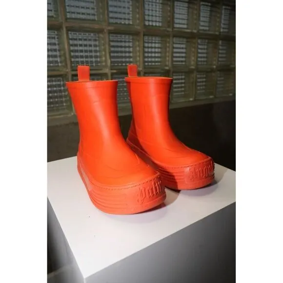 Palm Angels Rubber Snow Boots Orange Size 41 Women's with Box