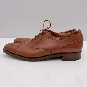 Paul Stuart Leather Oxfords Shoes Brown
