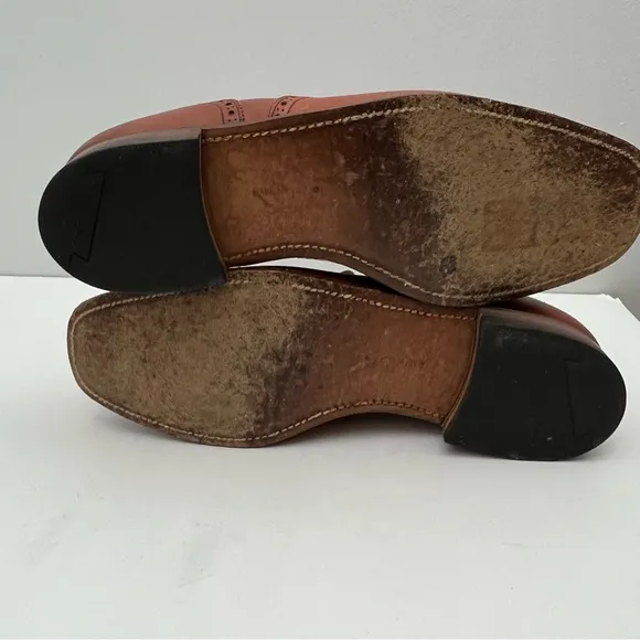 Paul Stuart Leather Oxfords Shoes Brown