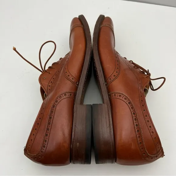 Paul Stuart Leather Oxfords Shoes Brown