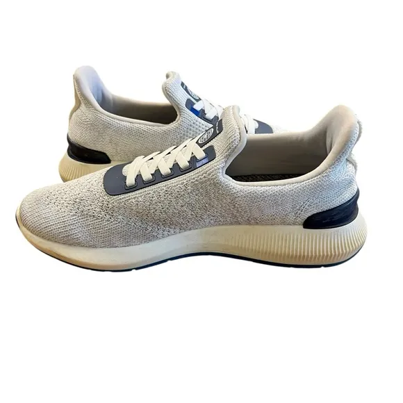 PETER MILLAR White Hyperlight Apollo Sneakers 9.5 Shoes Knit Slip On Golf Casual