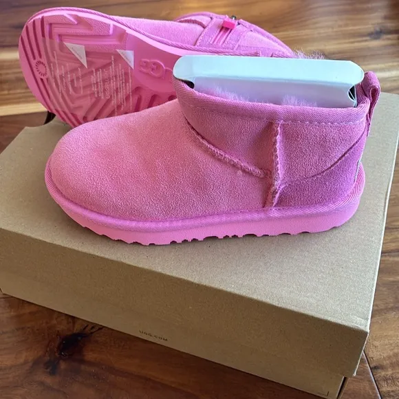 Pink Kids Boots