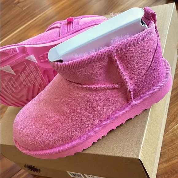 Pink Kids Boots