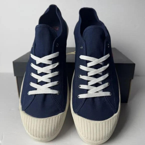 Polo Ralph Lauren Size 14 Navy Blue Essence 100 Canvas Sneaker Shoe Cap Toe