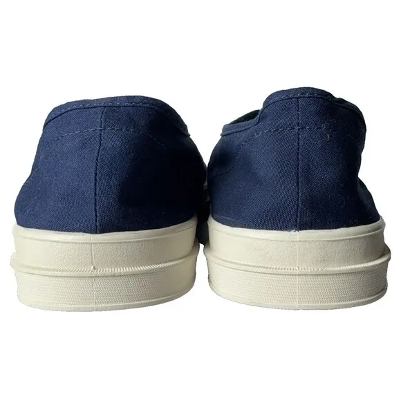 Polo Ralph Lauren Size 14 Navy Blue Essence 100 Canvas Sneaker Shoe Cap Toe