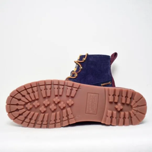 Polo Ralph Lauren Suede Corduroy Color Block Ranger Boots Men's