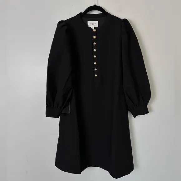 POMANDER PLACE Black Samantha Dress