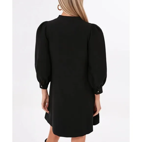 POMANDER PLACE Black Samantha Dress