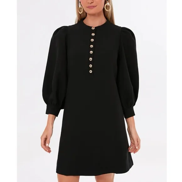 POMANDER PLACE Black Samantha Dress