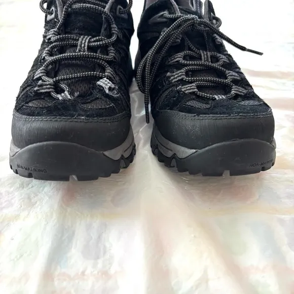 Propel Bass Leather Trail hiking Black shoes lace up SZ 8 M NWOT