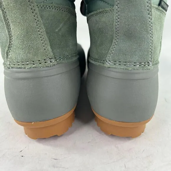 Propet Ingrid Womens Green Thyme Cold Weather Boots US 10 Whide WTPF Winter Boot