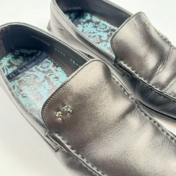 PS Paul Smith Leather Slip on Loafer Leather Shoes Black Men’s Size 8.5