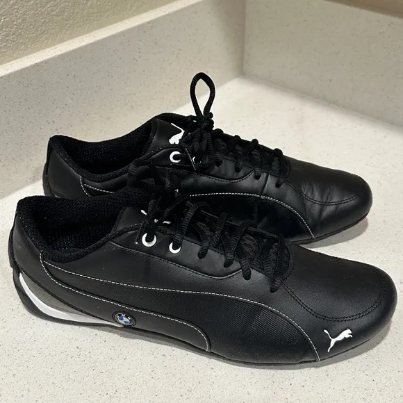 Puma‎ Drift Cat 5 Men's BMW NM Black  Low-Top Sneakers Shoes Leather