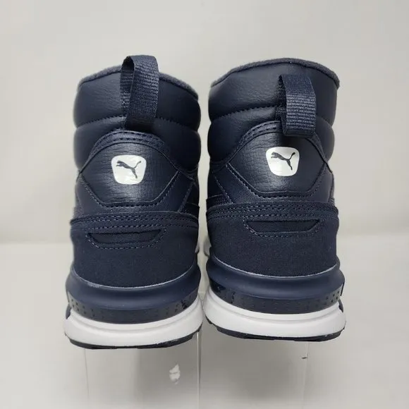 Puma Graviton Mid Sneakers Mens 11.5 Blue Casual Shoes Logo Suede Fabric Upper