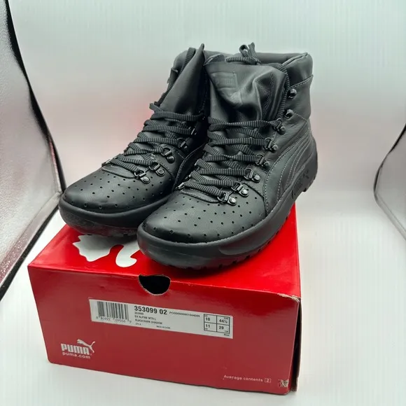 Puma GV Alpine WTR L Mens Shoes Size 11 NIB 353099 02 Black