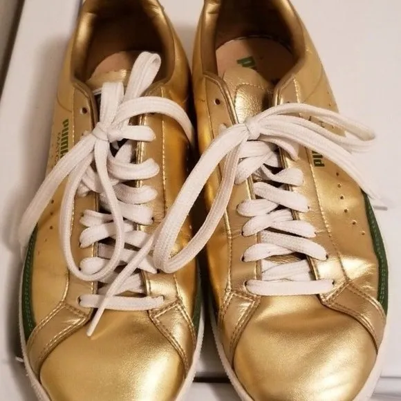 Puma Match LE‎ S Metallic Gold Sneakers Mens 6.5