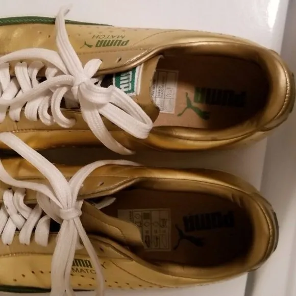 Puma Match LE‎ S Metallic Gold Sneakers Mens 6.5