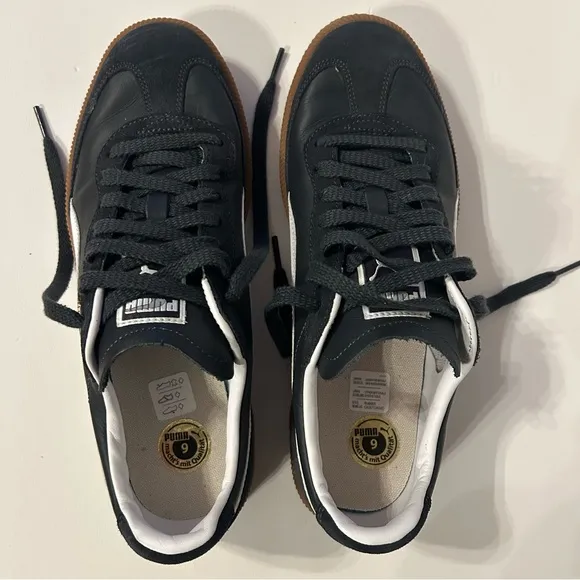 PUMA Super Liga OG Navy White Retro Men’s Fashion Sneakers - Size 10