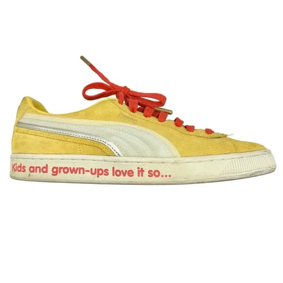 Puma x Haribo | Men | Triplex Collaboration Yellow Suede Lace Up Sneakers | Sz 8