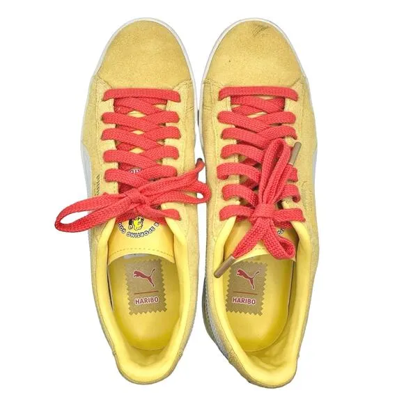Puma x Haribo | Men | Triplex Collaboration Yellow Suede Lace Up Sneakers | Sz 8