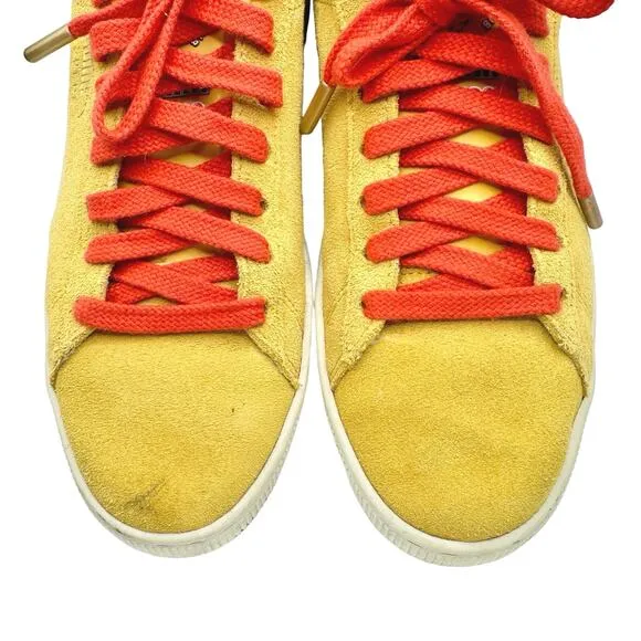 Puma x Haribo | Men | Triplex Collaboration Yellow Suede Lace Up Sneakers | Sz 8