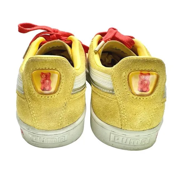 Puma x Haribo | Men | Triplex Collaboration Yellow Suede Lace Up Sneakers | Sz 8