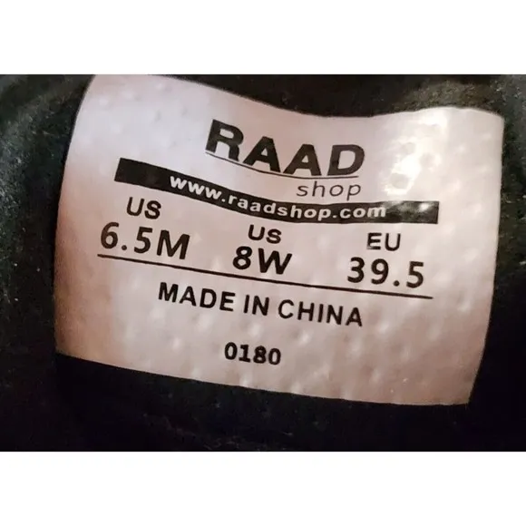 RAAD Shop Red Japanese Dragon Hi Tops US Size M6.5 EU 39.5 W8 Unisex Artsy